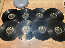 Lote de 8 discos frente e verso do início da Columbia 78 rpm, gravações da década de 1910 comprar usado  Enviando para Brazil