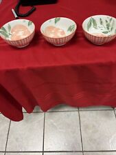 set bowls glazed ceramic for sale  Salina