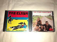Lote de 2 CDs The Clash Give 'Em Enough Rope & Combat Rock Joe Strummer Punk Rock comprar usado  Enviando para Brazil