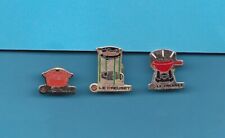 RARE LOT DE 3 PIN'S LE CREUSET COCOTTE BARBECUE FONDUE FONTE CUISINE     PCB23 comprar usado  Enviando para Brazil