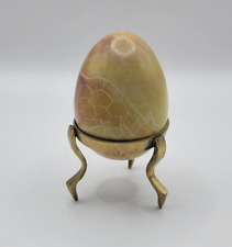 Alabaster egg carved d'occasion  Expédié en Belgium