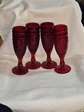 Set red glass for sale  Shelburn
