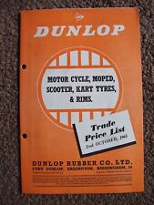 Dunlop motorcycle moped for sale  DEESIDE