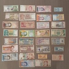 30 billetes diferentes surtidos en moneda circulada mundo extranjero papel moneda, usado segunda mano  Embacar hacia Argentina