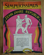 1928 simplicissimus illustrier gebraucht kaufen  Berlin