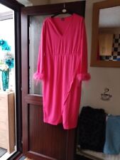 pink feather dress for sale  CALDICOT