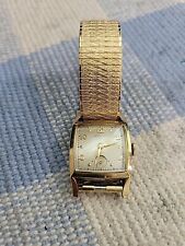 HAMILTON SAWYER 10K Gold Filled Art Deco Gents Vintage Watch 1950s 730 Cal 17j  for sale  Shipping to South Africa