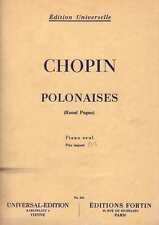 Chopin polonaises partition d'occasion  Antony