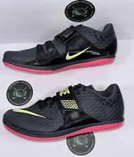 Nike High Jump Elite Track Field Jumping Spikes Size 11.5 Pink Black 806561-003 for sale  Shipping to South Africa