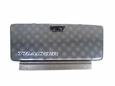 TRACKER 13 3/4" X 5 1/2" PRETO/PRATA CAIXA DE EQUIPAMENTO DE FIBRA DE CARBONO PORTA BARCO MARINHO comprar usado  Enviando para Brazil