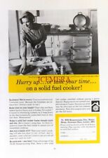 'AGA' Solid-Fuel Cooker/Heating Range Advert, Original 1964 Print : 667-12 for sale  Shipping to Ireland