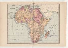 C1895 map africa for sale  HORNCASTLE