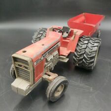 Trator e vagão agrícola Ertl 2805 Massey-Ferguson brinquedo vermelho, usado comprar usado  Enviando para Brazil