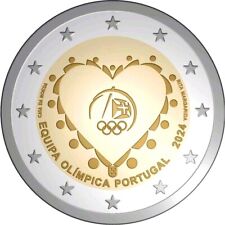 "Juegos Olímpicos" 2 euros Portugal 2024 Banco fresco del rollo - preventa segunda mano  Embacar hacia Mexico