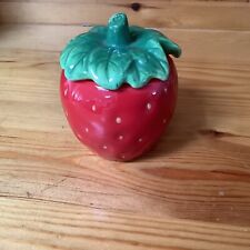 Strawberry shape ceramic for sale  HARROW