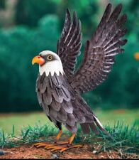 Used, Natelf Metal Bald Eagle Yard Art Outdoor Garden Sculpture Statue NEW for sale  Shipping to South Africa