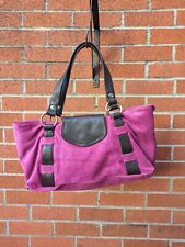 Tommy And Kate Genuine Leather Hobo Style Handbag Purple VGC  for sale  Shipping to South Africa