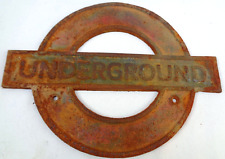 Railway underground sign for sale  WICKFORD