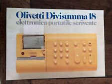 Olivetti divisumma catalogo usato  Crevacuore