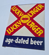 sign lucky beer lager for sale  Carson City
