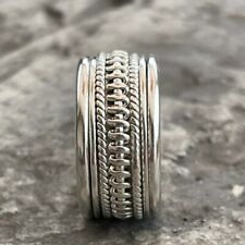 Used, SPINNER RING 925 Sterling Silver Band &Statement Ring Handmade Ring All  SK144 for sale  Shipping to South Africa