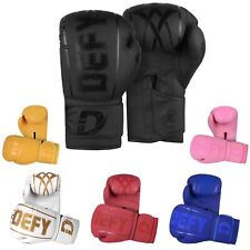 DEFY® Synthetic Leather Boxing Glove Thai Training Punching Bag Sparring Gloves  for sale  Shipping to South Africa