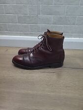 Grenson Brown Leather Chelsea Hiker Ankle Commando Elite Boots, Size 9 for sale  Shipping to South Africa