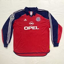 Camisa Lizarazu FC Bayern München Adidas usada em jogo 1999-2000 Liga dos Campeões comprar usado  Enviando para Brazil