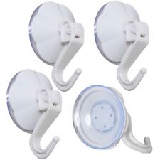 4x Large Strong Suction Cup Hooks HEAVY DUTY Tile/Glass/Window Bathroom Hanger for sale  WIRRAL