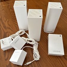 Linksys Velop WHW03 Mesh WiFi System 3 Towers with 1 WHW01P Extender Bundle for sale  Shipping to South Africa