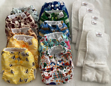New 10 -Without Tags Mama Koala Cloth Diapers With Pocket, 5 Inserts One Size for sale  Shipping to South Africa