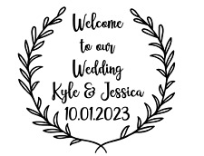 Custom welcome wedding for sale  Lancaster