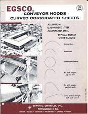 Brochure - Elwin Smith EGSCO - Corrugated Sheet Wall Roof c1960 3 items (AF169) for sale  Shipping to South Africa