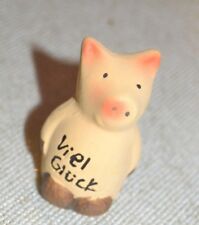 Schwein glücksbringer dekorat gebraucht kaufen  Lüdenscheid