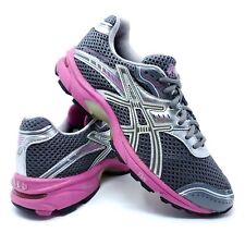 Usado, Zapatos deportivos Asics Gel-Pace Walker para mujer talla 7,5 gris rosa Q158N segunda mano  Embacar hacia Argentina