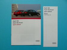 Folleto / Catálogo / Folleto / Lista de precios - Audi 100 (C4) Sport Edition - 08/93 segunda mano  Embacar hacia Argentina