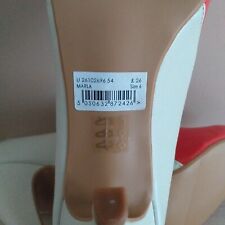 Ladies Red & Ivory Emilio Luca Shoe's Size 6 BNWOB for sale  Shipping to South Africa