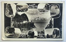 Foto postal dividida en blanco y negro Cave Rock, Lake Tahoe, Nevada Shore segunda mano  Embacar hacia Argentina