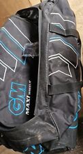 Gunn & Moore GM Cricket Maxi Wheelie Bag Holdall. Black for sale  Shipping to South Africa
