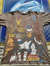 Vintage Marvel Mega The Avengers Peyote Mexican Bootleg All Over Print Sz XL for sale  Shipping to South Africa