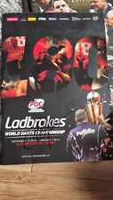 Pdc darts programme for sale  CORBY