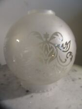 Glass globe lamp for sale  TIVERTON