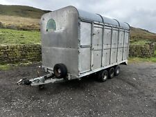 ifor williams tri axle livestock trailer for sale  TODMORDEN