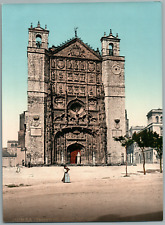 Valladolid. Iglesia San Pablo. Fachada.  PZ vintage photochromie,  photochromi comprar usado  Enviando para Brazil