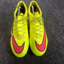 Nike Mercurial Vapor FG X Boots Mens 12 Yellow Football Soccer Cleats  648553, used for sale  Shipping to South Africa