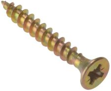 WOOD SCREWS MULTI-PURPOSE POZI COUNTERSUNK CHIPBOARD TIMBER YELLOW FREE UK P&P for sale  Shipping to South Africa