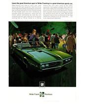 1968 Pontiac Firebird 400 conversível 330 HP chega ao jogo de futebol anúncio impresso comprar usado  Enviando para Brazil