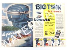 Used, 1951 Evinrude Big Twin Outboard Motors It's Years Ahead Print Ad 089A for sale  Canada