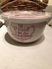 pudding basin with lid for sale  COLCHESTER