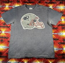 Camiseta capacete futebol americano cinza média New England Patriots masculina NFL Team Apparel, usado comprar usado  Enviando para Brazil